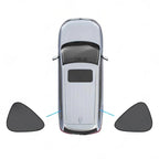 2X Triangular Window Shade for Mazda CX-5 (2012–2017) UVA Protection