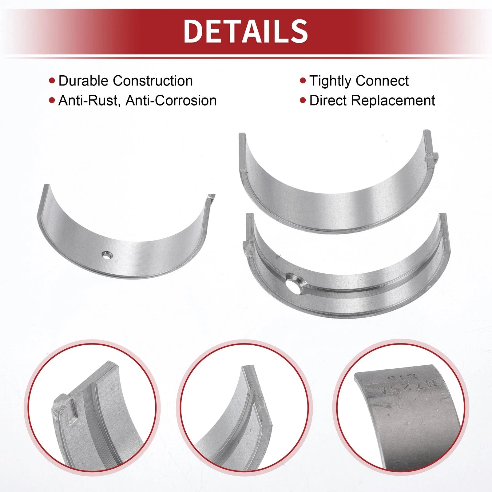 Main Bearing and Connecting Rod Bearing Kit No. 1170123060 for Toyota Vitz (2002–2012)