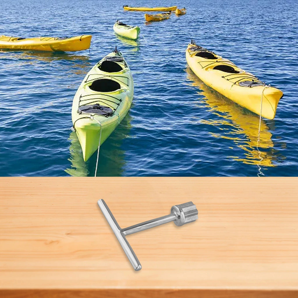 316 Stainless Steel Marine Deck Plates Wrench Key for Yacht Fuel Filling (N/A)