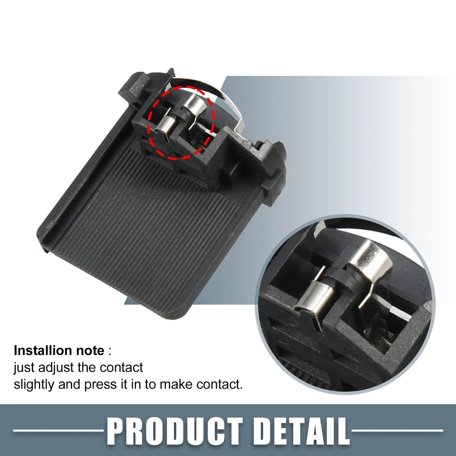 H7 Halogen Bulb Holder Adapter Clip for Volkswagen Golf GTI Jetta (MK6 MK7)