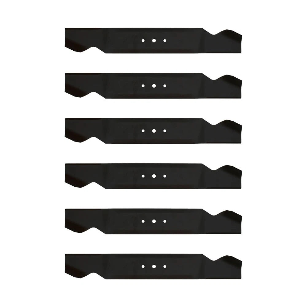 Set of 6 Blades for Cub Cadet (Replaces 742-0499) 21-3/16" x 13/32"