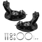 Front Steering Knuckle & Wheel Bearing Hub Assembly Pair for Honda Accord
