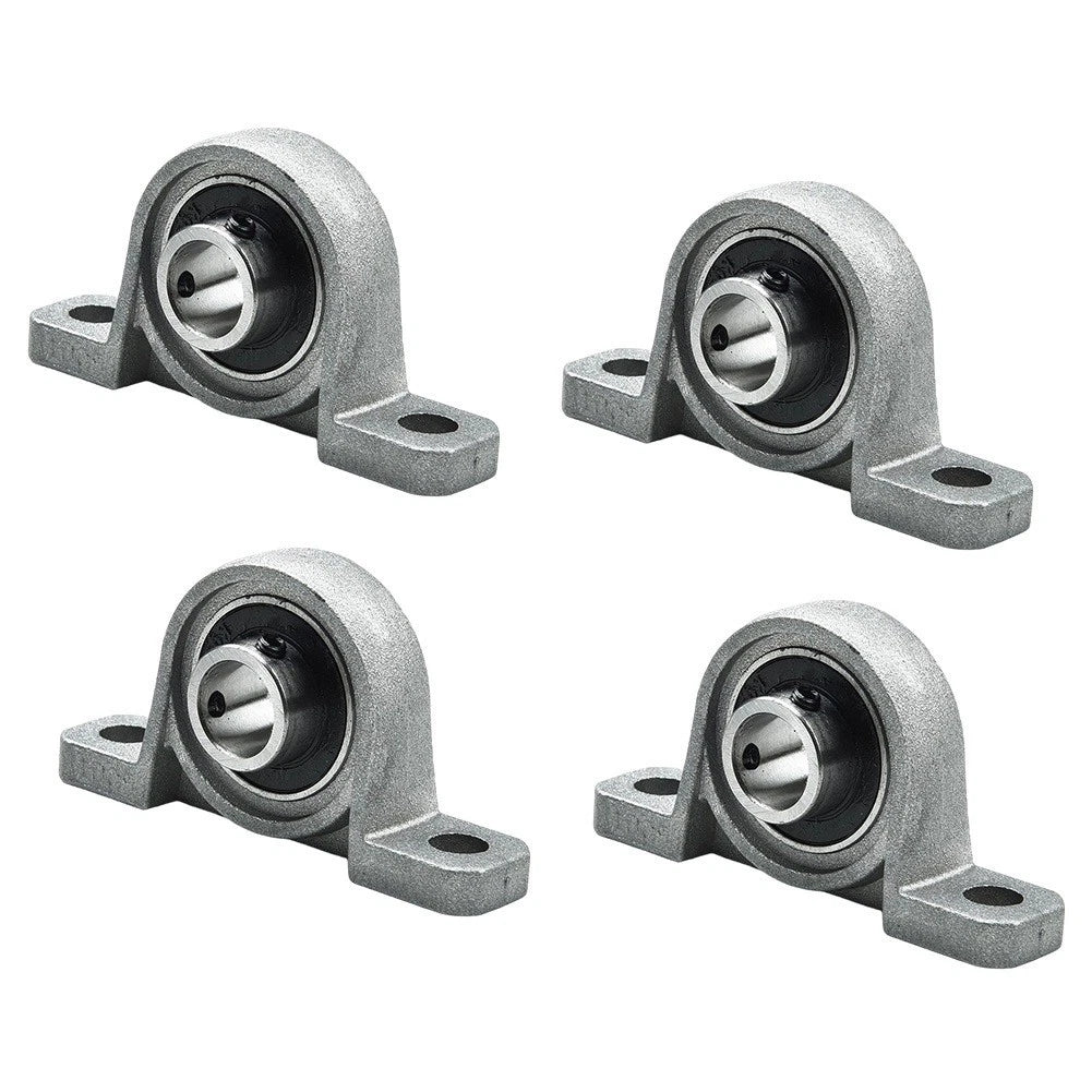Set of 4 KP08 Pillow Block Bearings for Spherical Roller Support