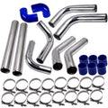 2.5" 63mm Aluminum Intercooler Pipe Tube Set for Universal (—–—)
