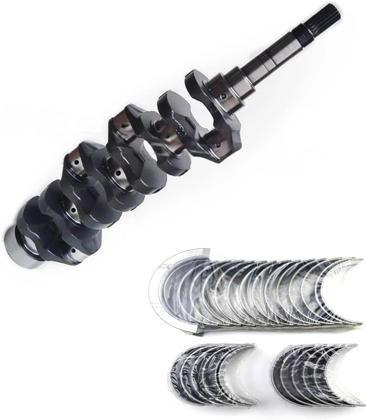 Complete Crankshaft with Bearing Set 1J881-23014 for Kubota V2403