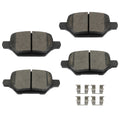 Set of 4 Rear Ceramic Brake Pads for Chevy Trax, Buick Encore