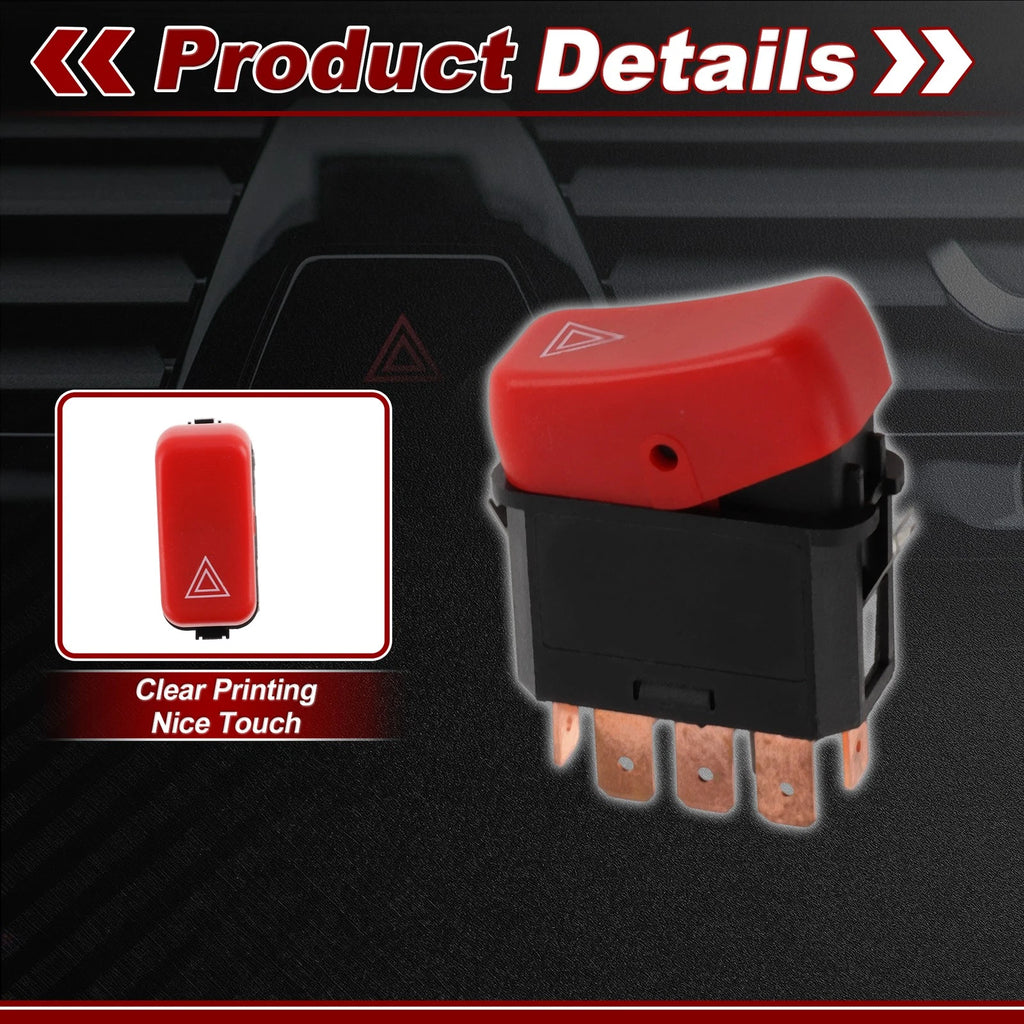 Hazard Warning Flasher Switch for Mercedes-Benz Henschel 206 D (No. 0055459224)