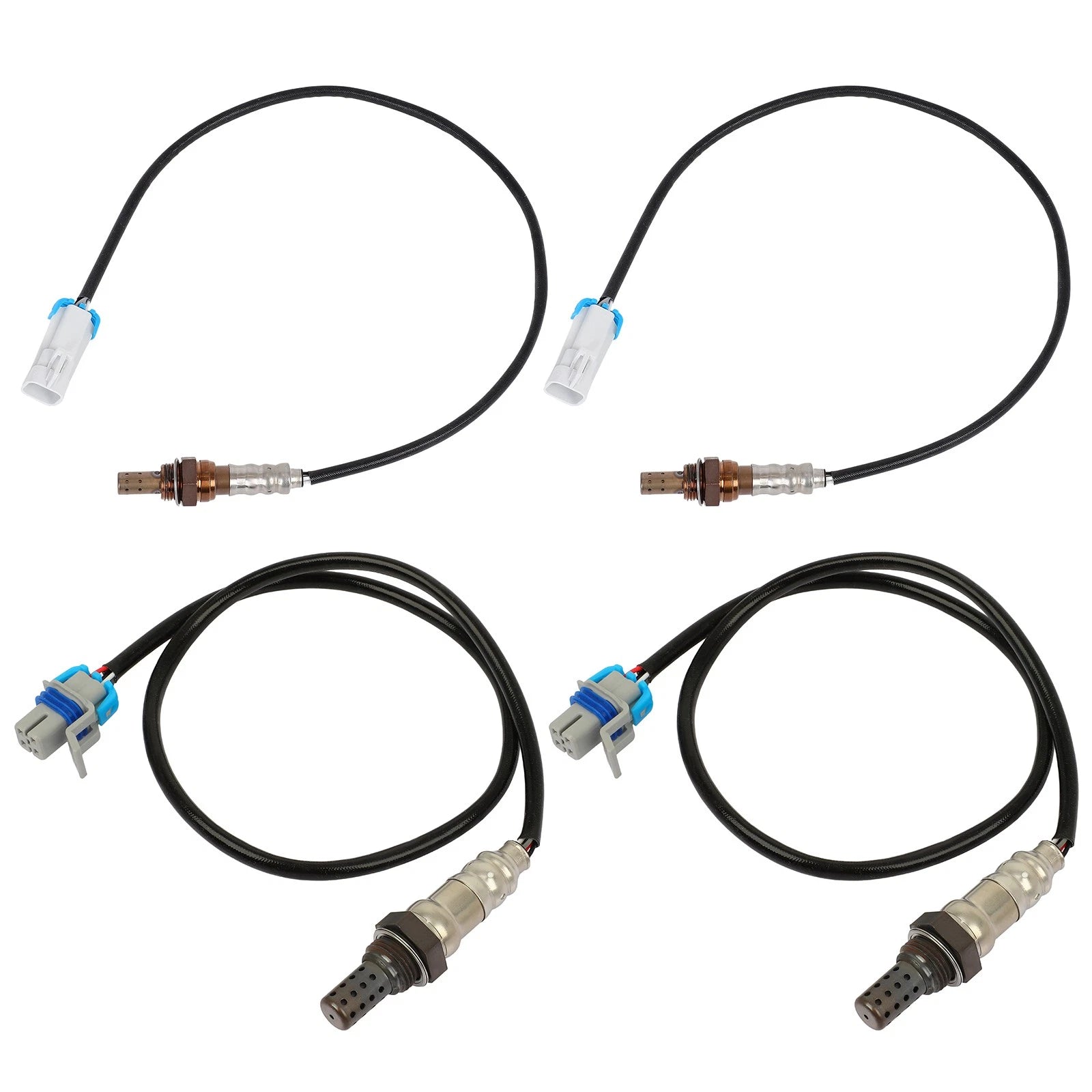 Set of 4 Oxygen O2 Sensors Upstream Downstream for Chevrolet Avalanche (2008–2013)