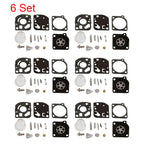Set of 6 Carburetor Repair Parts for Poulan Craftsman Trimmer (Zama C1Q C1U RB-47)