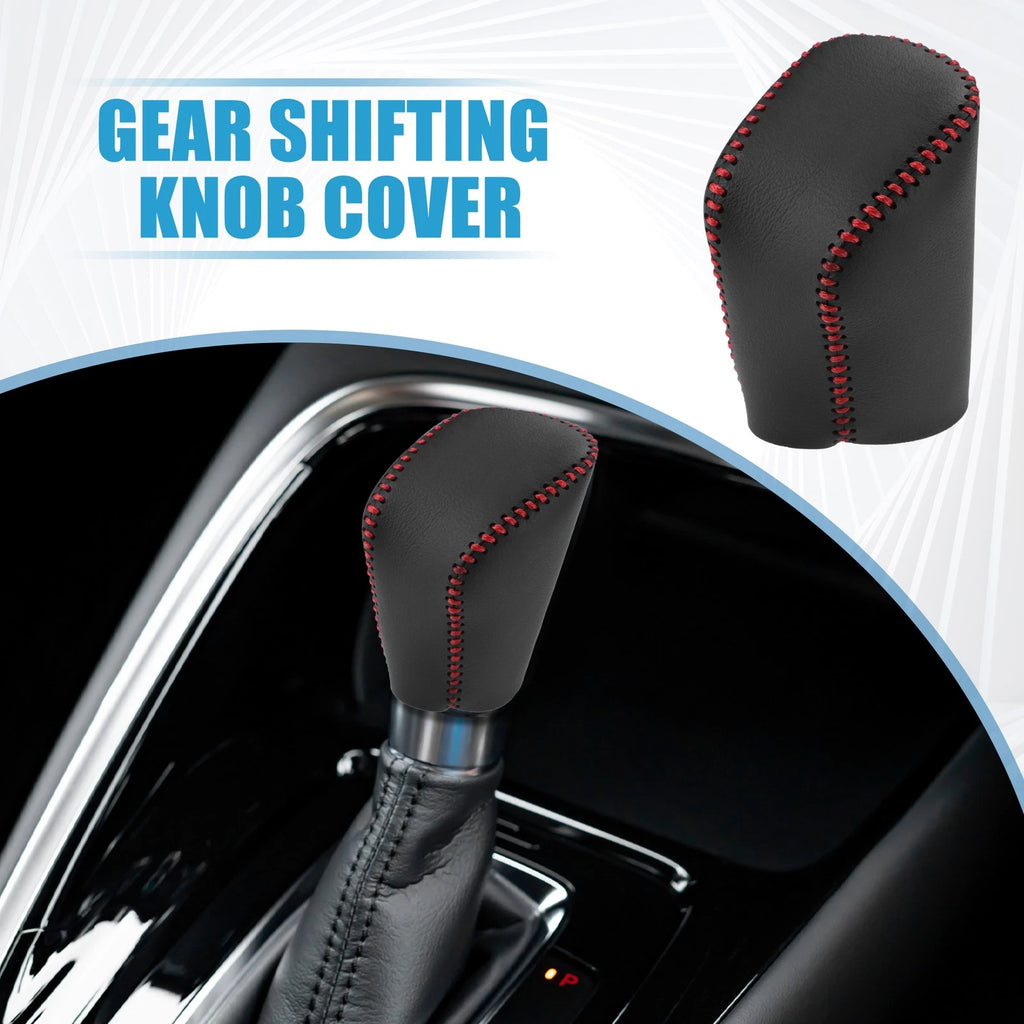 Gear Shifting Knob Cover Trim for Lexus GS 300 (2018–2019) Black Red