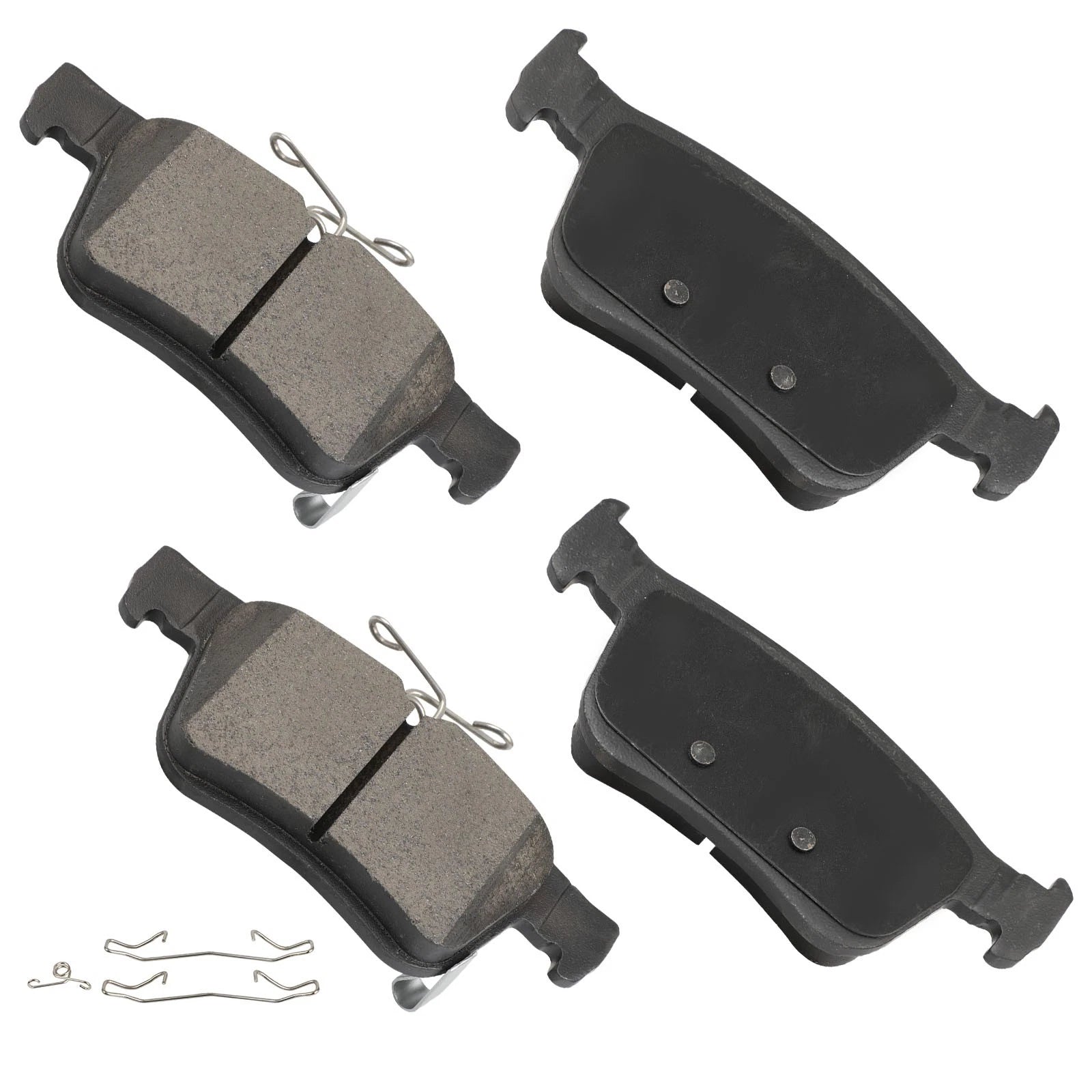 Set of 4 Rear Ceramic Brake Pads for Acura RDX, Honda Civic