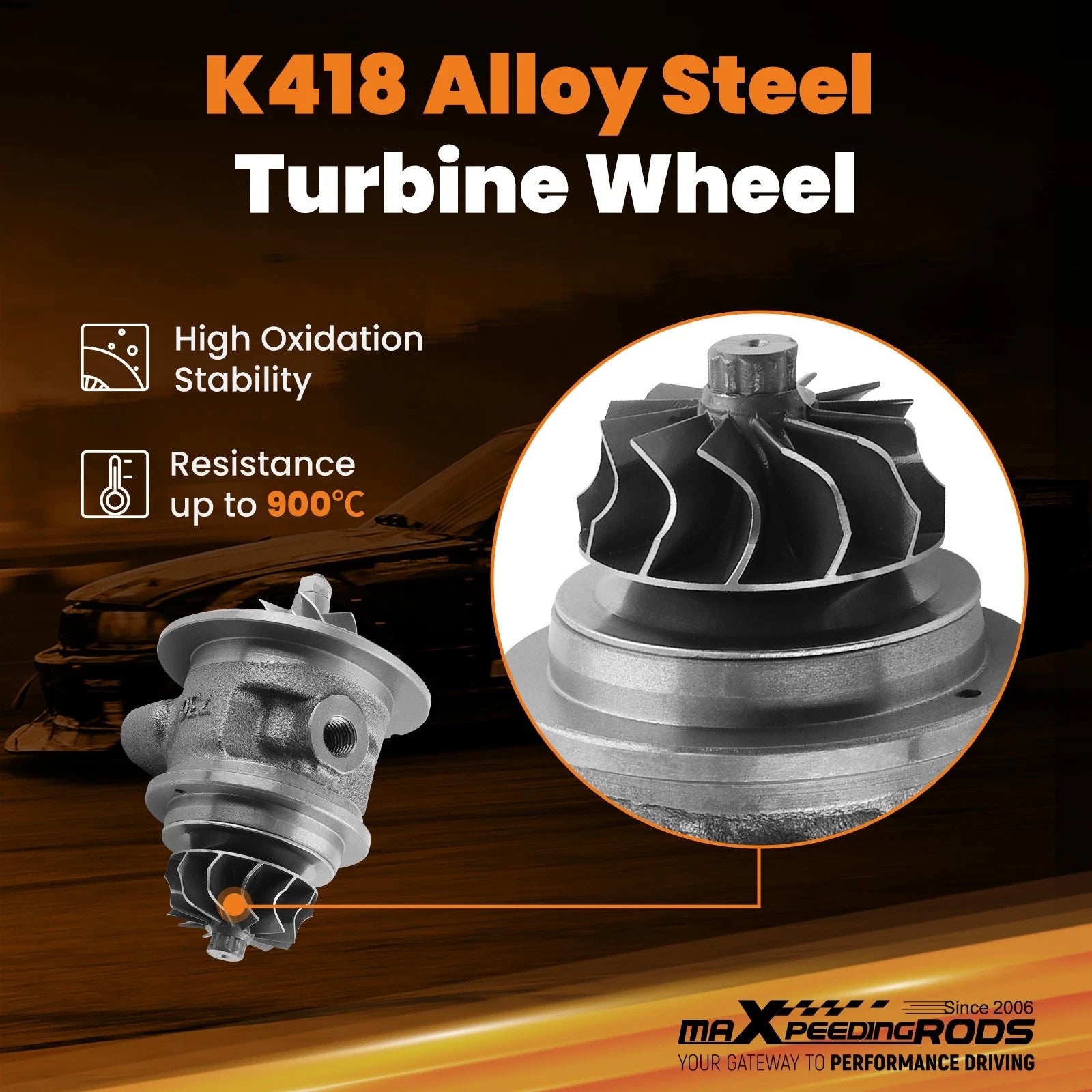 Turbo Cartridge Core for Kubota D1105T (1.5L, 49173-03400, 1E038-17012)