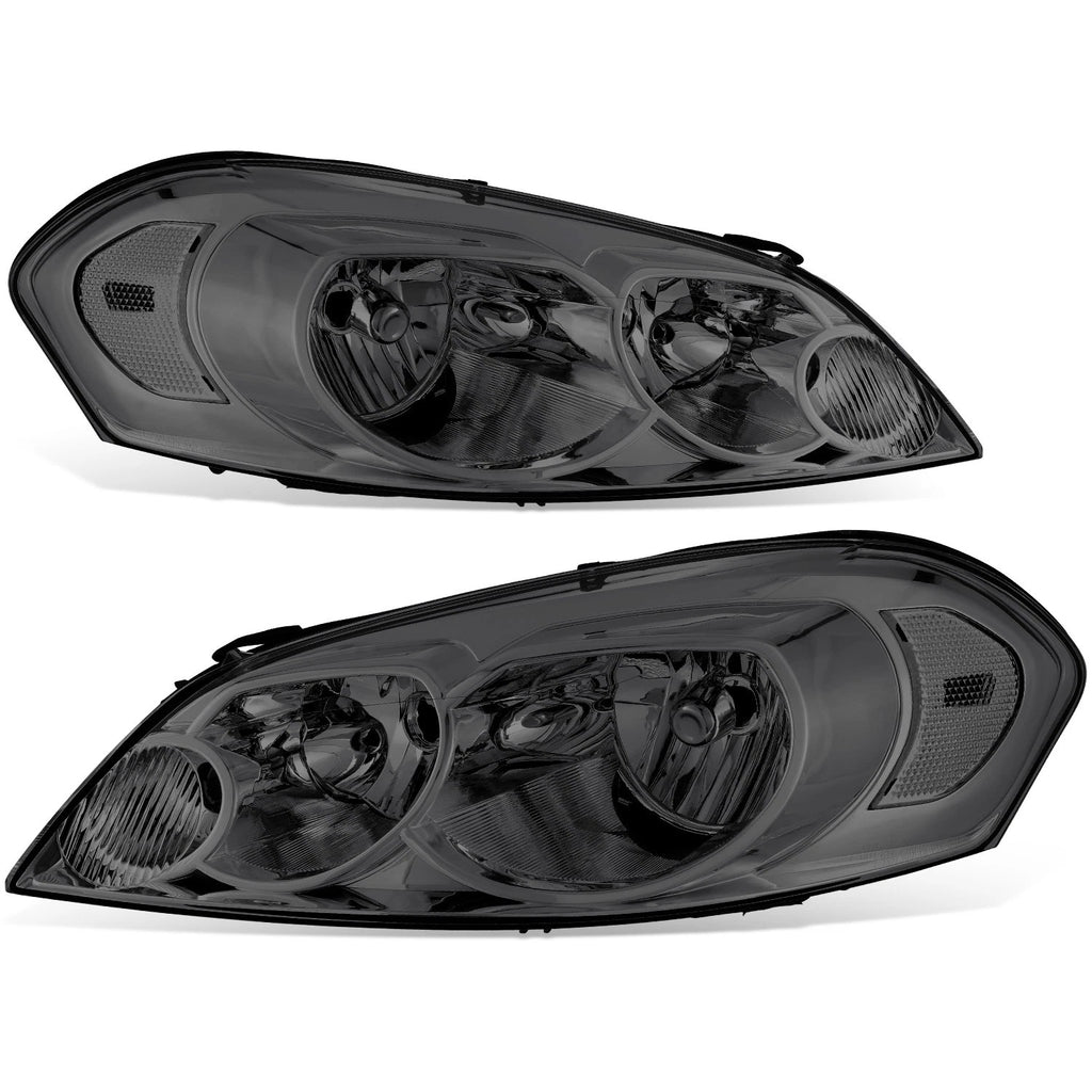 Smoked Lens Headlights for Chevy Impala Limited Monte Carlo (2006–2016)