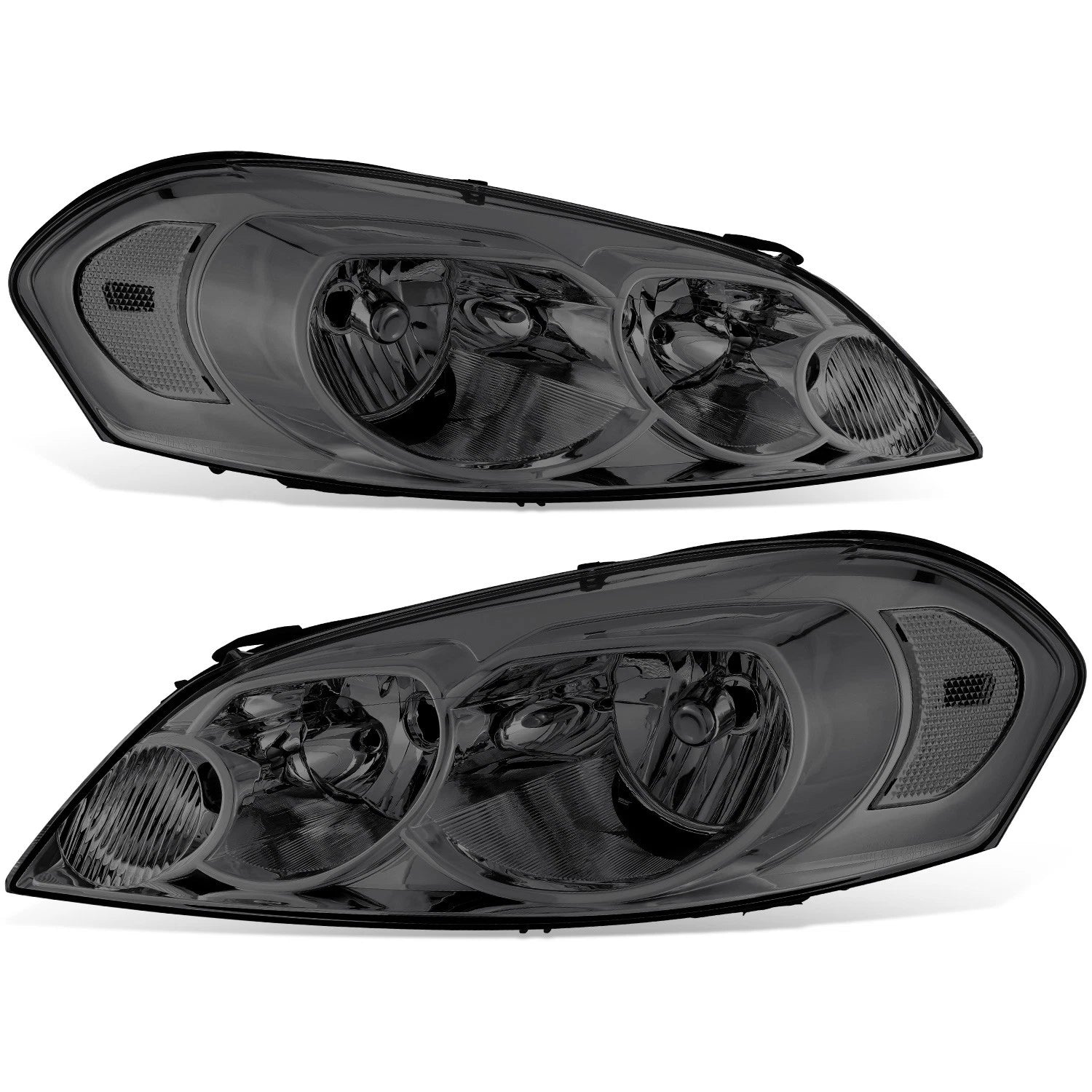 Smoked Lens Headlights for Chevy Impala Limited Monte Carlo (2006–2016)