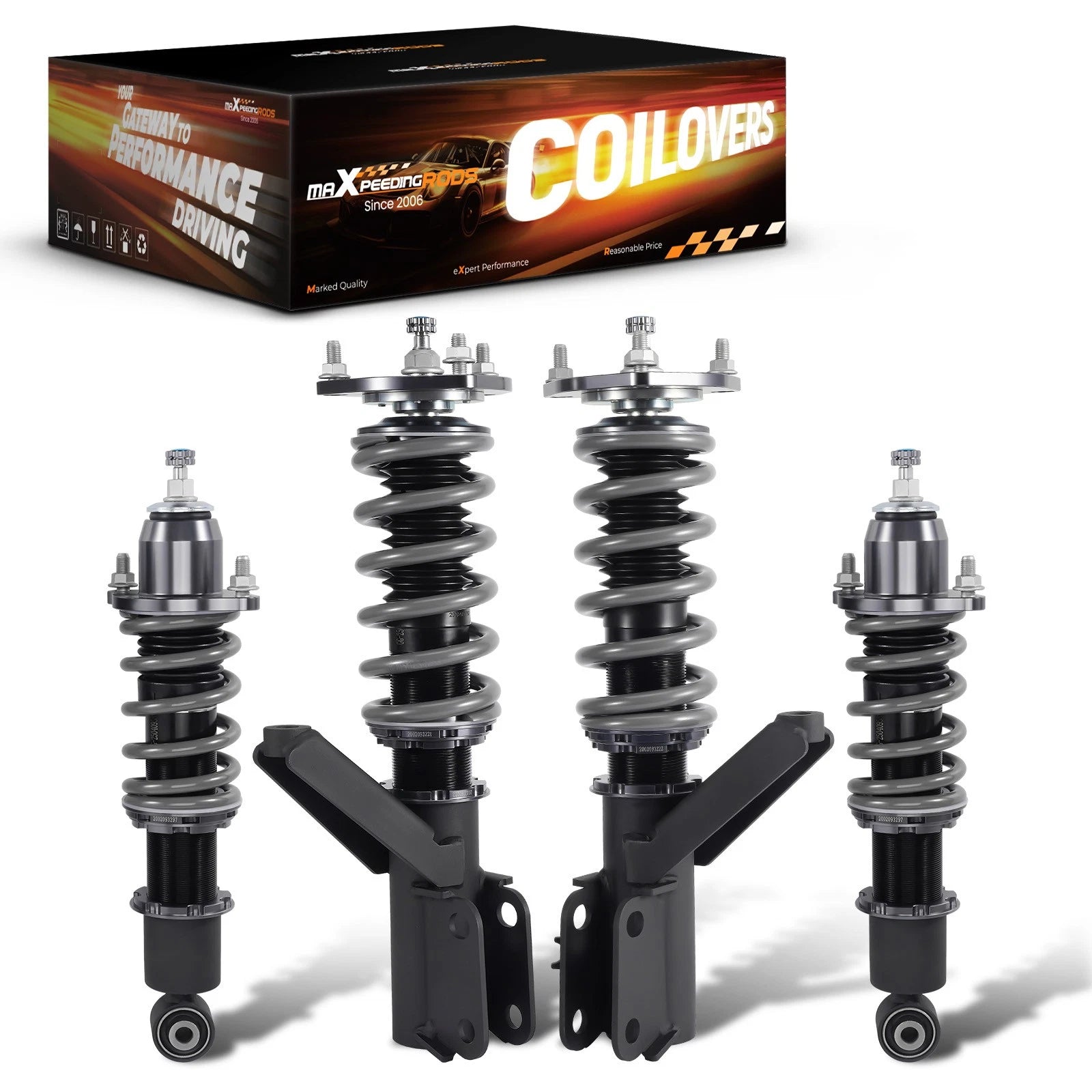 MaXpeedingrods T7 Coilovers Suspension Kit for Honda Civic (2001–2005)