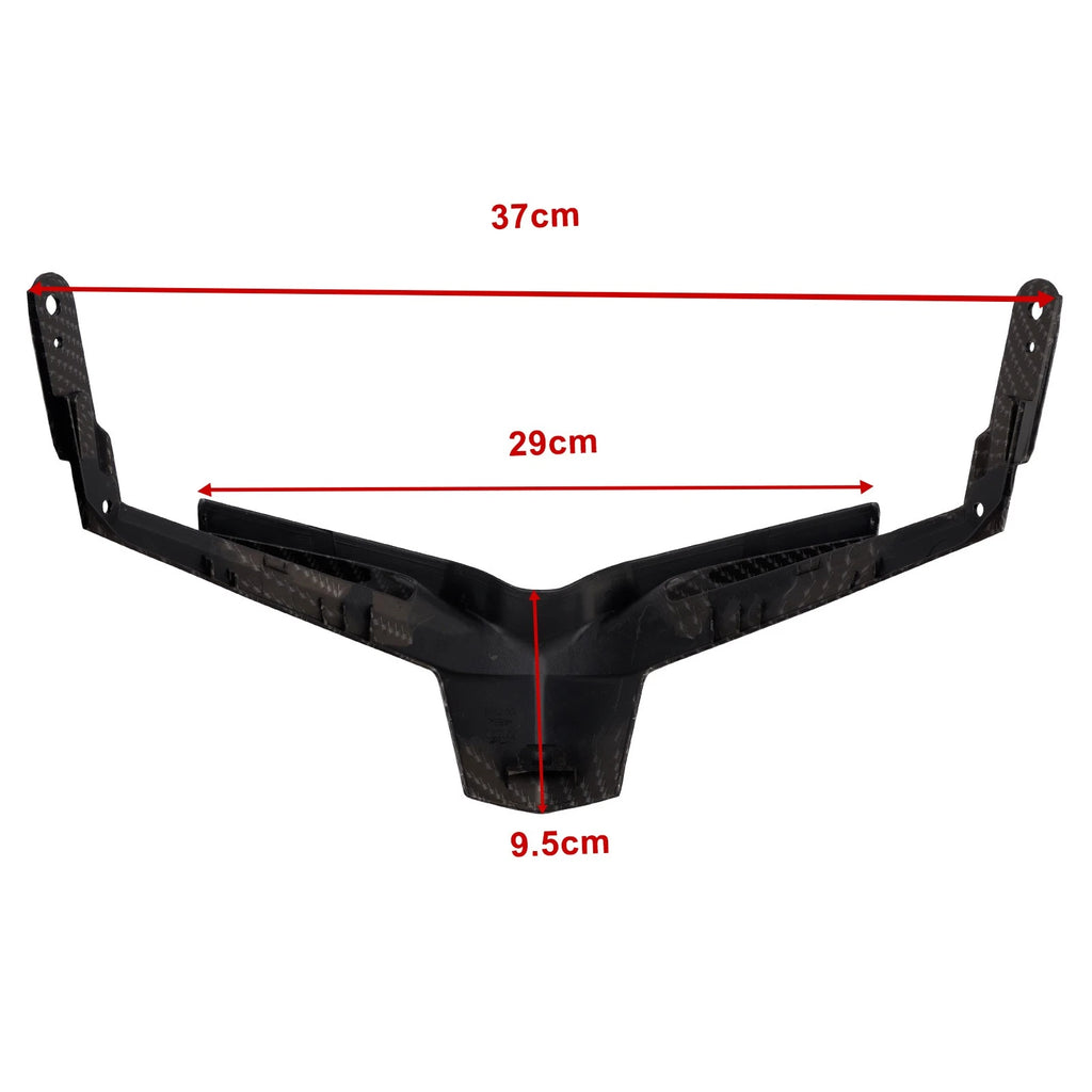Front Upper Nose Headlight Cover Fairing for Honda CBR650R (2024–2025) Carbon A9