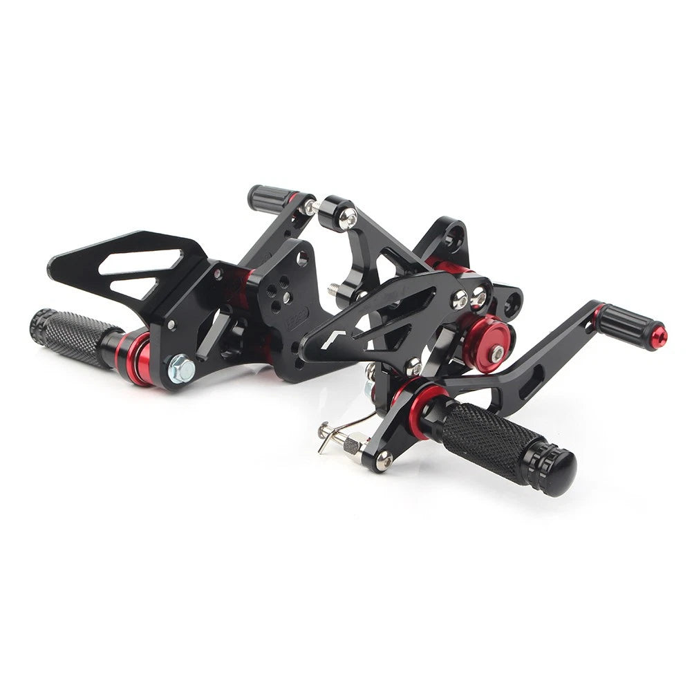 CNC Rearset Footpeg Rest Pedal for Suzuki GSXR 1300 Hayabusa (1999–2018) Black