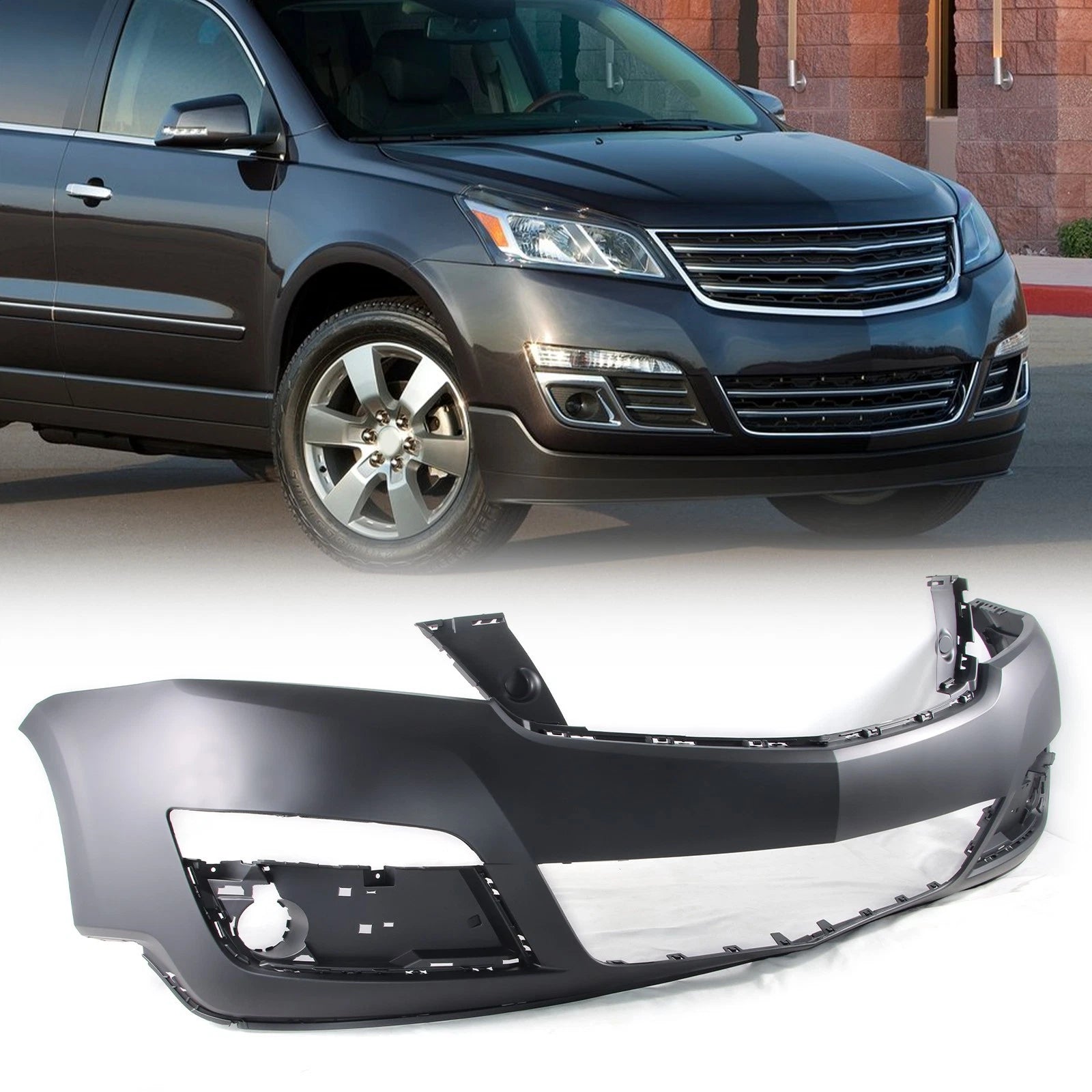 Front Upper Bumper Cover for Chevrolet Traverse (2013–2017)