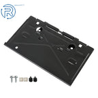 Steel License Plate Bracket for Chevrolet (1968-1972) Black E-coat