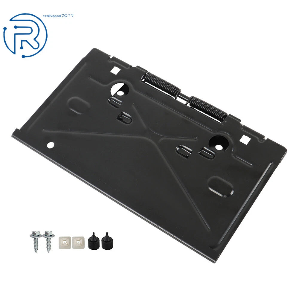 Steel License Plate Bracket for Chevrolet (1968-1972) Black E-coat