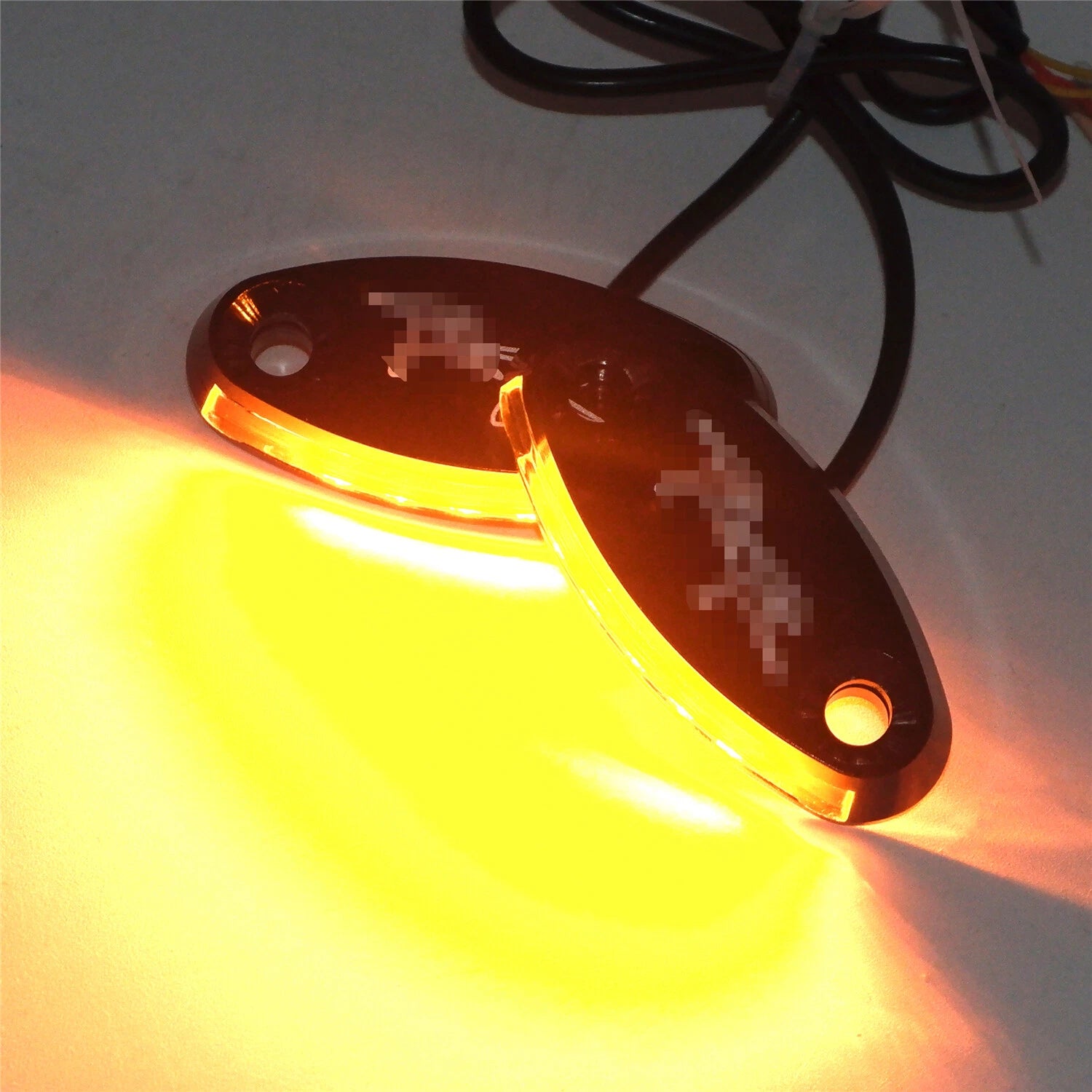 LED Signal Mirror Block Off Base Plate for Honda CBR 600RR (2003–2011), CBR 1000R (2004–2007)