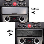 Center Console CD Radio Switch Control Panel Cover for Audi TT (2001-2006)