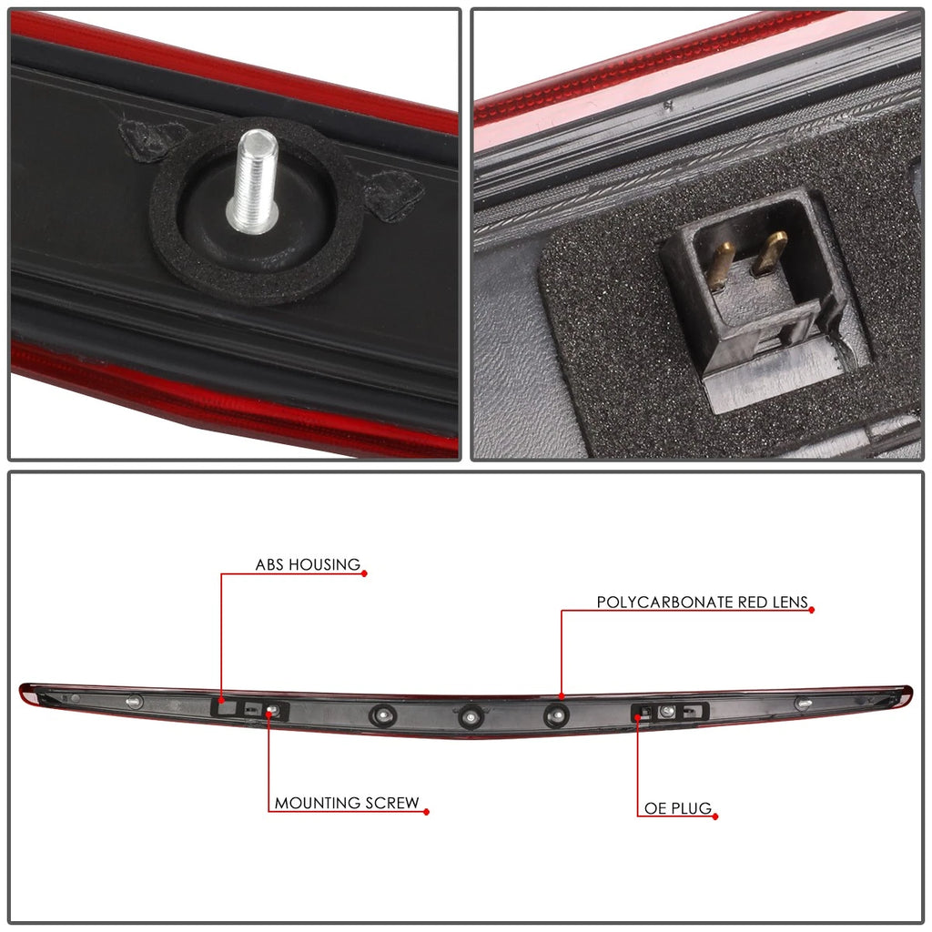 LED 3rd Tail Brake Light Lamp Bar for Cadillac DTS (2006–2011)