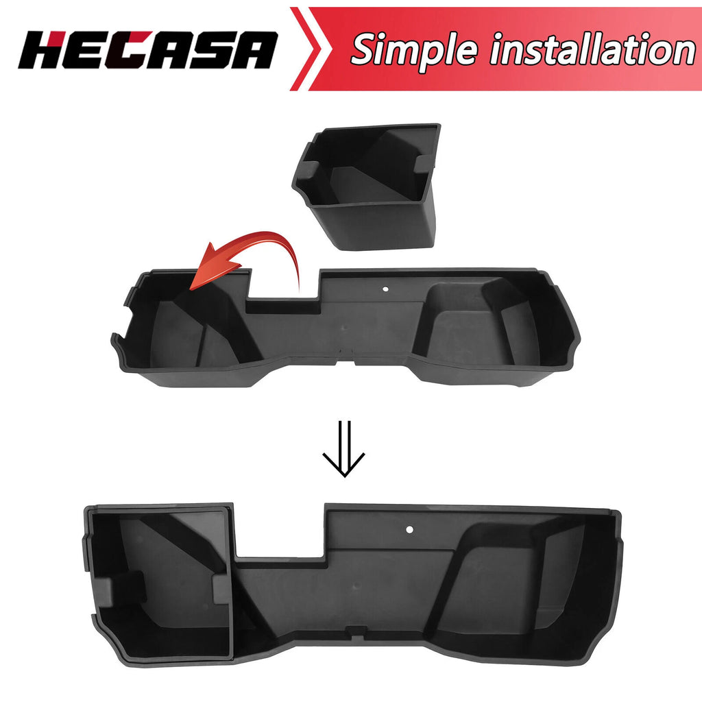 Underseat Storage Box for 2014-2018 Silverado GMC Sierra 1500 Extended Cab