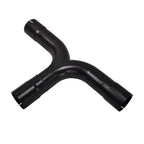 4" T Pipe Kit for Universal Smoker Exhaust Stack System (Stainless Steel)