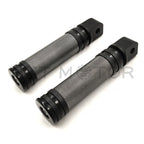 Diamond Black Footpegs for Harley Softail Slim FLSL Breakout FXBR (2018–2023)
