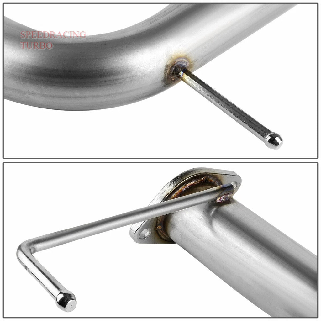 Catback Exhaust System Kit for Mitsubishi Eclipse 2.4L 2006–2009, 4" Muffler Tip