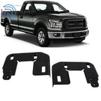 Front Bumper Bracket Set for Ford F-150 (2015–2020) Black Steel