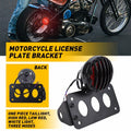 Tail Light Side Mount License Plate Bracket for Harley Chopper Bobber