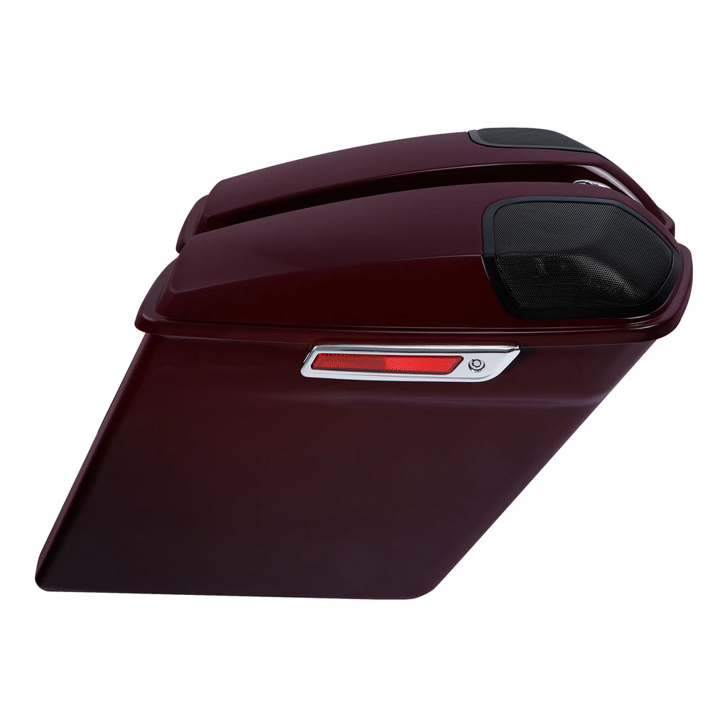 5" Stretched Saddlebags Speaker Cutout for Harley Touring