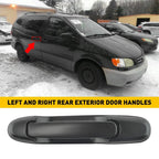 Set of 2 Door Outer Sliding Handles for Toyota Sienna (2011–2020)