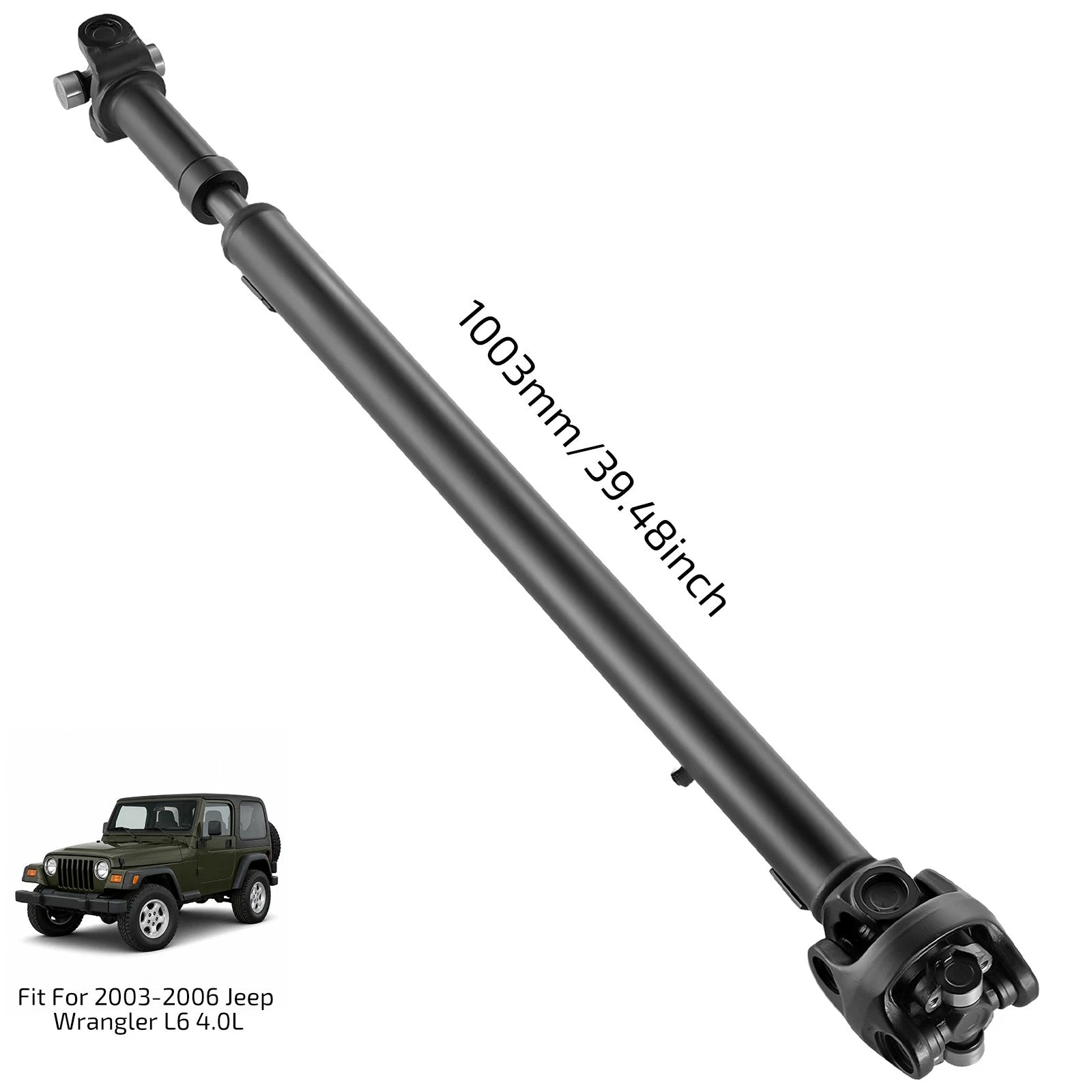 Front Assembly Drive Shaft for Jeep TJ Wrangler 4.0L 4WD (2003–2006) 52098377AF