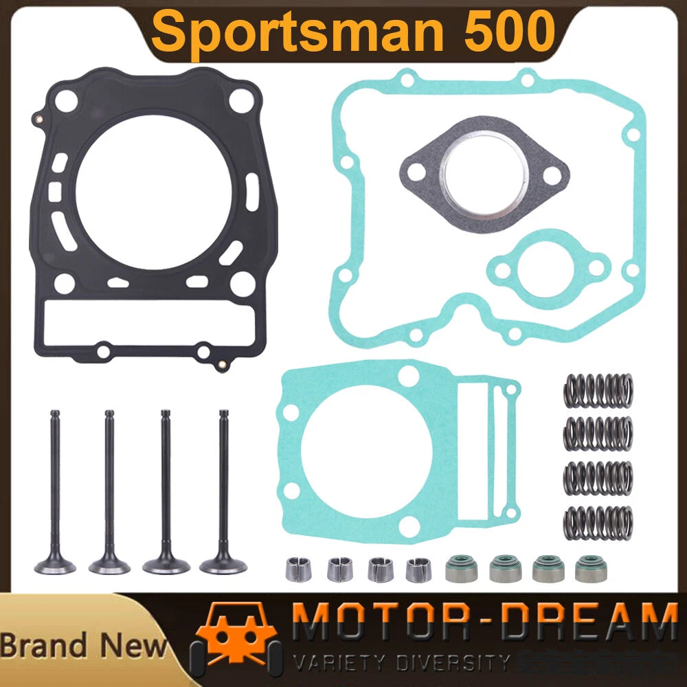 Cylinder Head Valve Spring Collet Gasket Kit for Polaris Sportsman 500 (1996–2007)