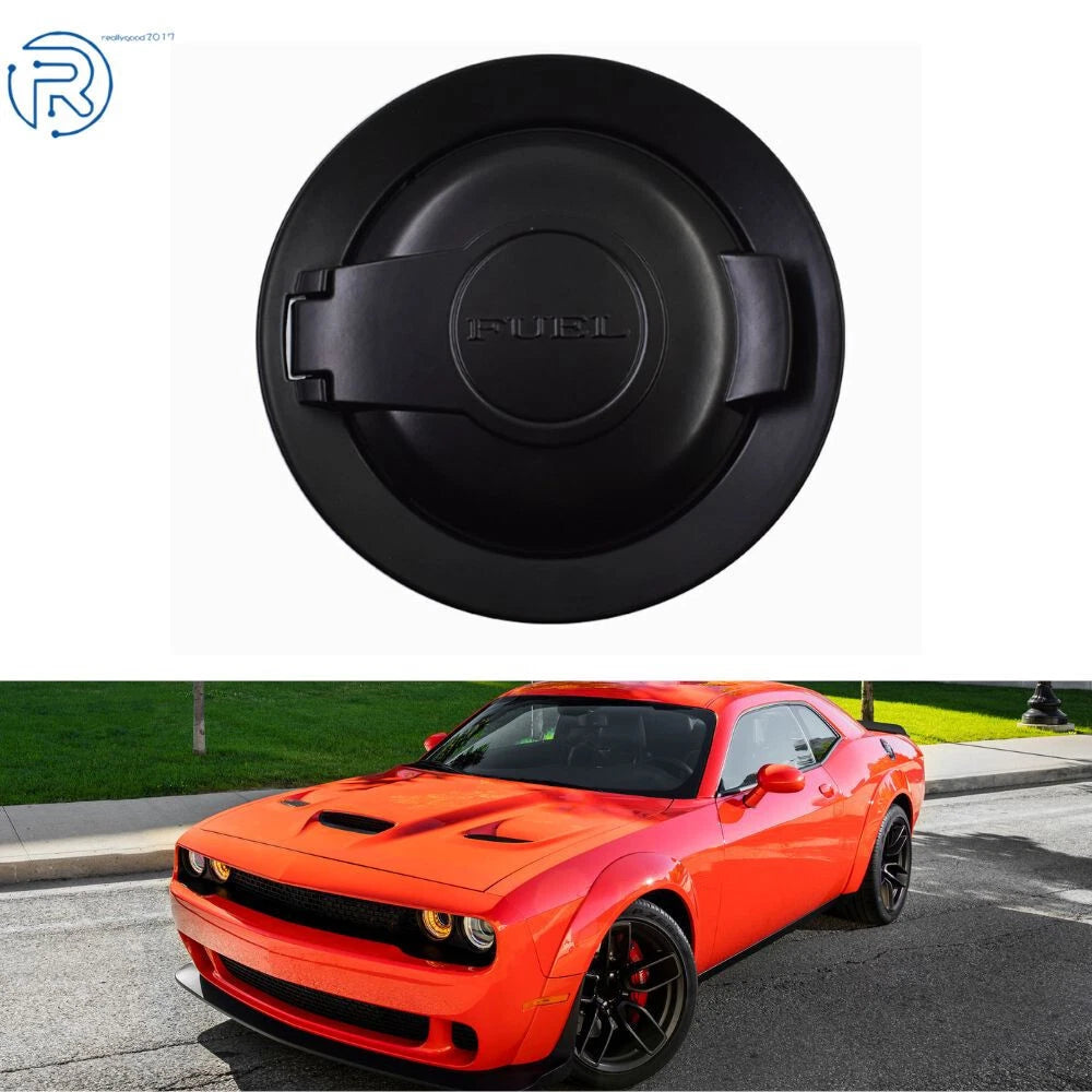 Fuel Gas Door Vapor Edition Matte Black for Dodge Challenger (2008–2019) 68250120AA