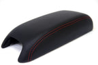 Leather Synthetic Console Armrest Cover for Dodge Journey (2011–2020) Red Stitch