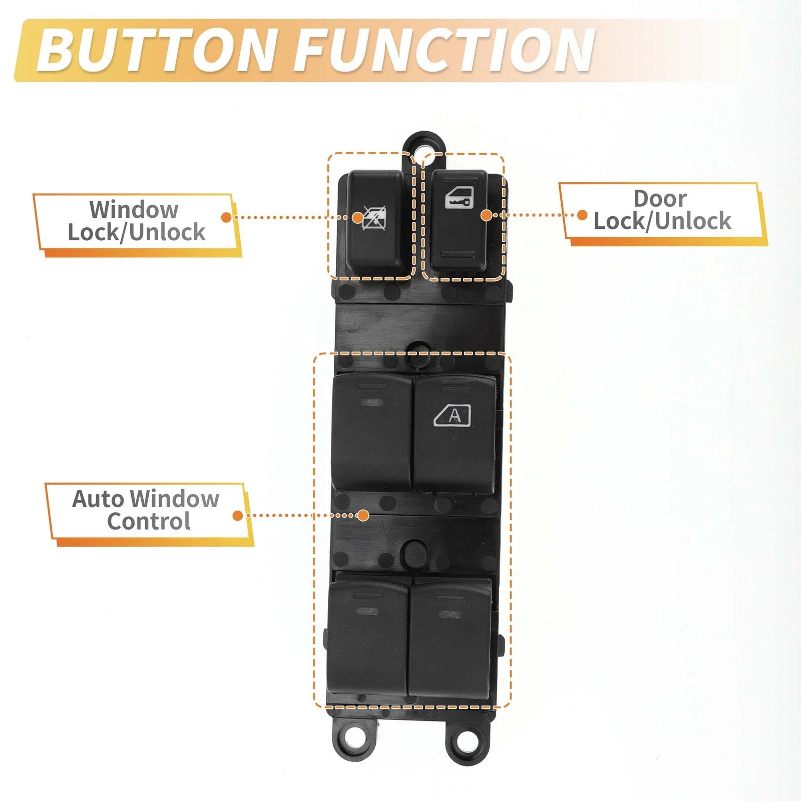 Power Window Switch for Nissan Tiida (2006–2010)