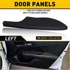 Right Door Side Armrest Panel for Honda Accord Coupe (2008–2012) - Black Leather