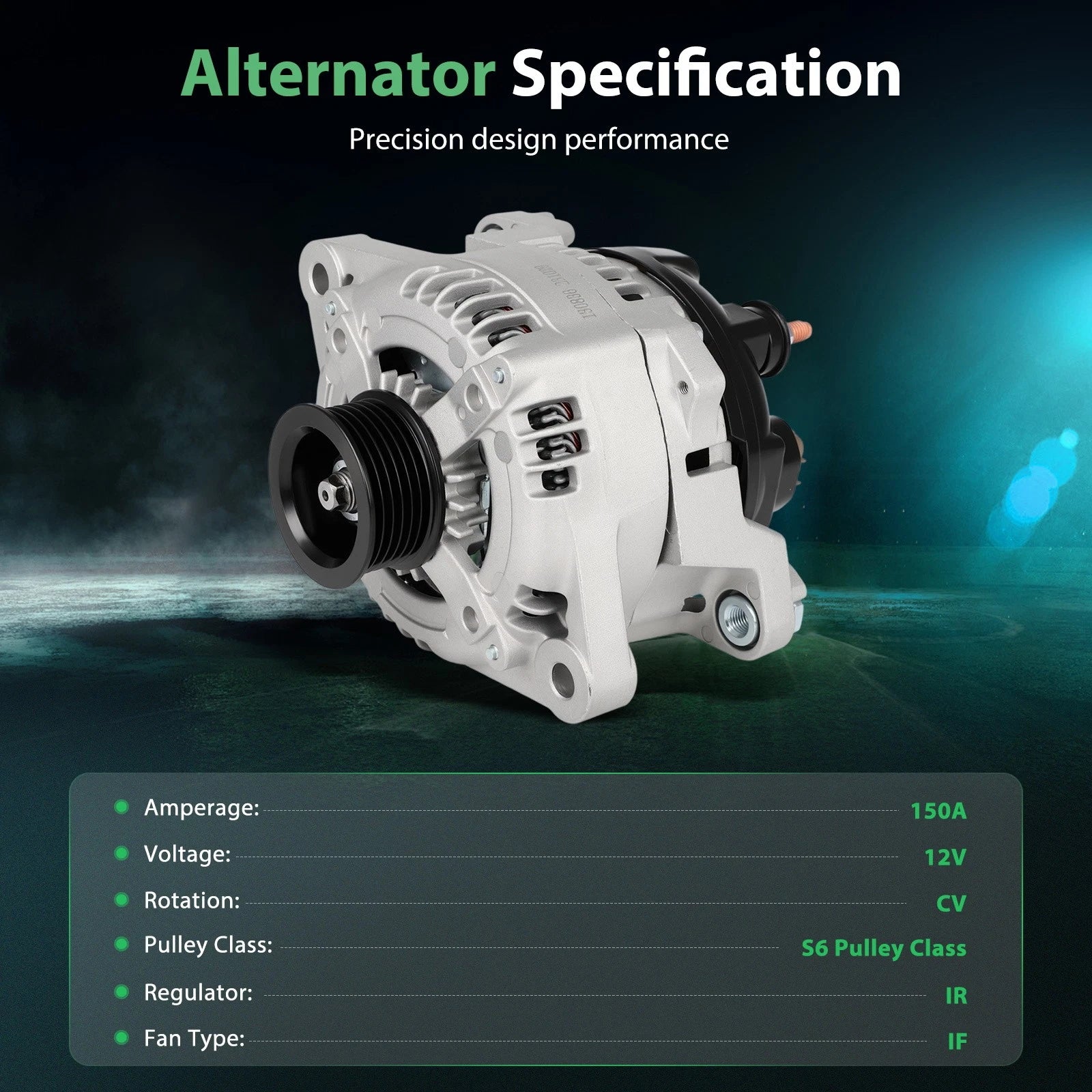 Alternator for Hyundai Santa Fe Sport (2017–2018)