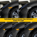 2X Smoked Side Marker Light Sequential Turn Signal Lamps for Honda Civic (2016–2021)