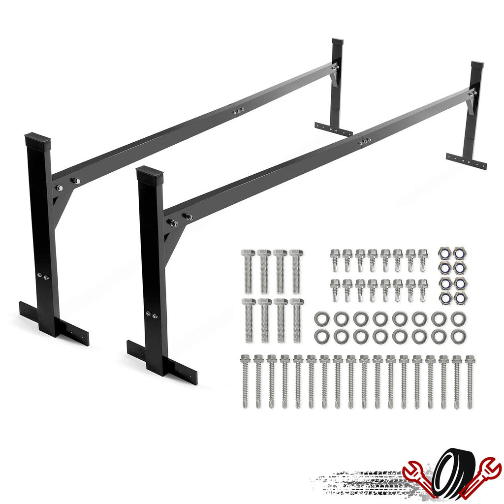 400lbs Roof Ladder Rack for Enclosed Trailer Cargo Vans (5.5'-8.8')