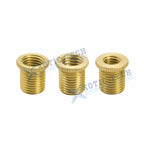 3PCS Gear Shifter Thread Adapter Nuts Set for M10x1.25-M10x1.5 & M8x1.25