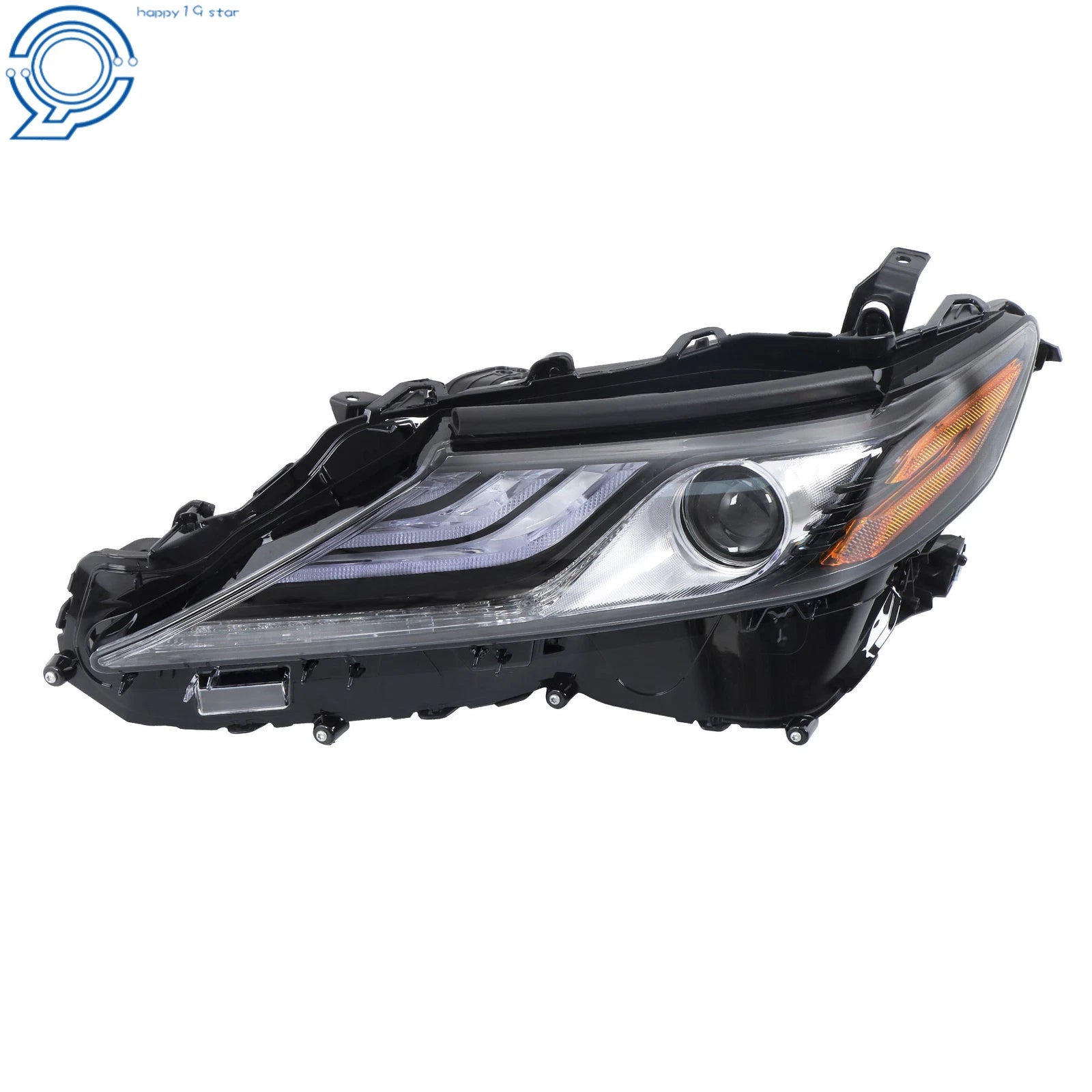 Full LED Headlight Assembly for Toyota Camry (2021–2022) Black Driver Side