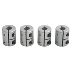 Set of 4 Aluminum Couplings 25mm for Project Connections