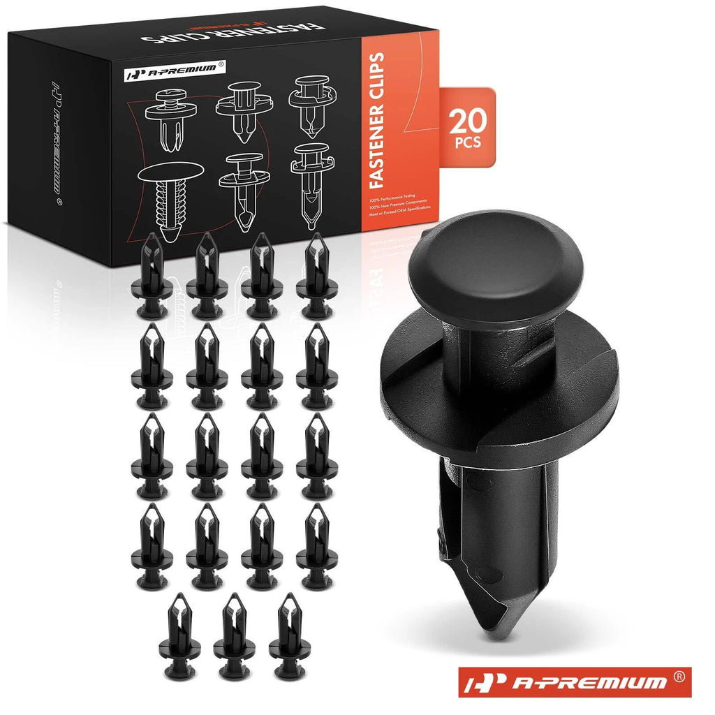 20Pcs 8mm Nylon Bumper Retainer Clips for Ford Model 