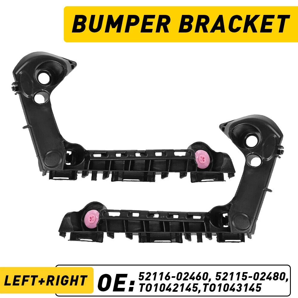 Set of 2 Front Bumper Support Brackets for Toyota Corolla (2019–2021)