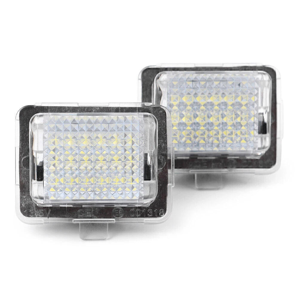2X Canbus License Plate Lights for Mercedes-Benz W221 W204 (2006–2013)